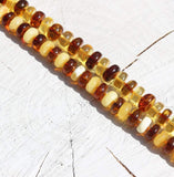 Beautiful Baltic Honey Amber Necklace 21.5 inch.