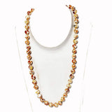 Baltic Amber Dalmatian Pattern Necklace
