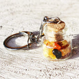 Baltic Amber Keyrings - Lucky Bottle