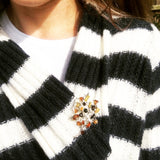 Multicolour Baltic Amber Brunch Brooch