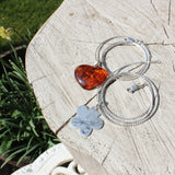 Beautiful Large Amber Heart Pendant