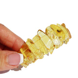 Uneven Baltic Amber Pieces Bracelet