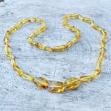 Honey or Lemon Baltic Amber Necklace