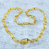 Honey or Lemon Baltic Amber Necklace