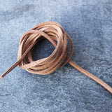 Suede leather Cord 1 meter, available in grey, light brown or dark brown, Jewellery making, Jewelry Craft supplies, for bracelet or necklace