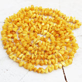 Extra Long Baltic Amber Necklace, from 78-88 inch.