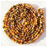 Extra Long Baltic Amber Necklace, from 78-88 inch.