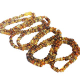 Long Classic Baltic Roundish Amber Necklace, 48 inch. or 120cm