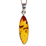 Baltic Honey Amber Drop Pendant - Charm