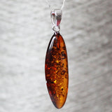 Baltic Honey Amber Drop Pendant - Charm