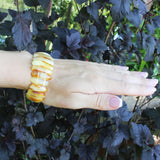 Unpolished Butterscotch Baltic Amber Bracelet