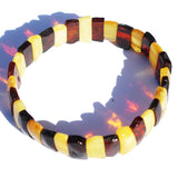 Beautiful Amber Bracelet Milky-Cherry