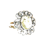 Elegant Shape Baltic Amber Ring