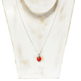 Beautiful Silver Apple/Strawberry/Pear Pendant