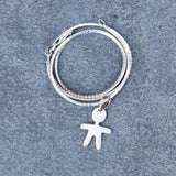 Sterling Silver Boy or Girl Figure Pendant