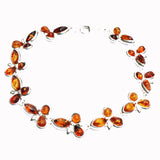 Stunning Amber Silver Bracelet Trio