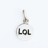 Beautiful Silver Charm-Pendants LOL, OMG, RU?