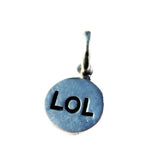 Beautiful Silver Charm-Pendants LOL, OMG, RU?