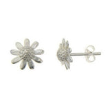 Beautiful Sterling Silver Daisy Stud Earrings