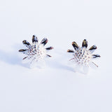 Beautiful Sterling Silver Daisy Stud Earrings