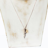 SILVER and DIAMOND PENDANT, sterling silver 925