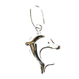 Silver Charm-Pendants Dolphin, Key, Heart, Clover, Family