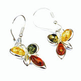 Baltic Amber Earrings - Trio