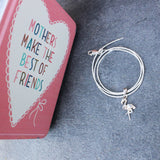 Beautiful Sterling Silver Flamingo Pendant