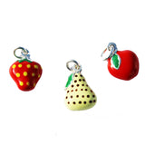 Beautiful Silver Apple/Strawberry/Pear Pendant