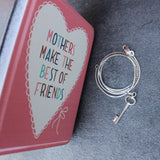 Beautiful Sterling Silver Key Pendant