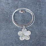 Beautiful Sterling Silver Flower Pendant