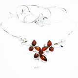 Baltic Amber Sterling Silver Necklace Trio