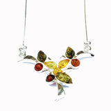 Baltic Amber Sterling Silver Necklace Trio
