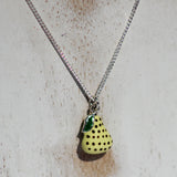 Beautiful Silver Apple/Strawberry/Pear Pendant