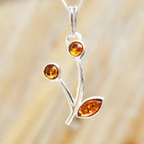 Baltic Amber Pendant - Cherry
