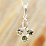Baltic Amber Pendant - Triple Circle