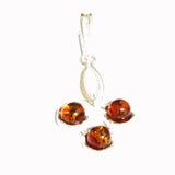 Baltic Amber Pendant - Triple Circle