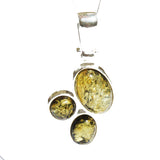 Baltic Amber Pendant with Beautiful Amber Combination