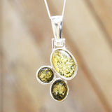 Baltic Amber Pendant with Beautiful Amber Combination