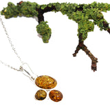 Baltic Amber Pendant with Beautiful Amber Combination