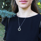 Multicolour Baltic Amber Pendant - Circle