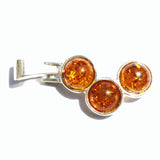 Baltic Amber Pendant Triple Circle