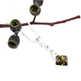 Baltic Amber Pendant - Rhombus