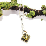 Baltic Amber Pendant - Rhombus