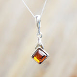 Baltic Amber Pendant - Rhombus