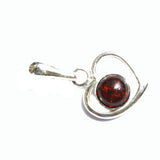 Baltic Amber Pendant Heart
