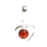 Baltic Amber Pendant Heart