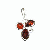 Modern Baltic Amber Pendant - Trio1