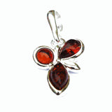 Modern Baltic Amber Pendant - Trio1