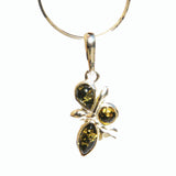 Modern Baltic Amber Pendant - Trio1